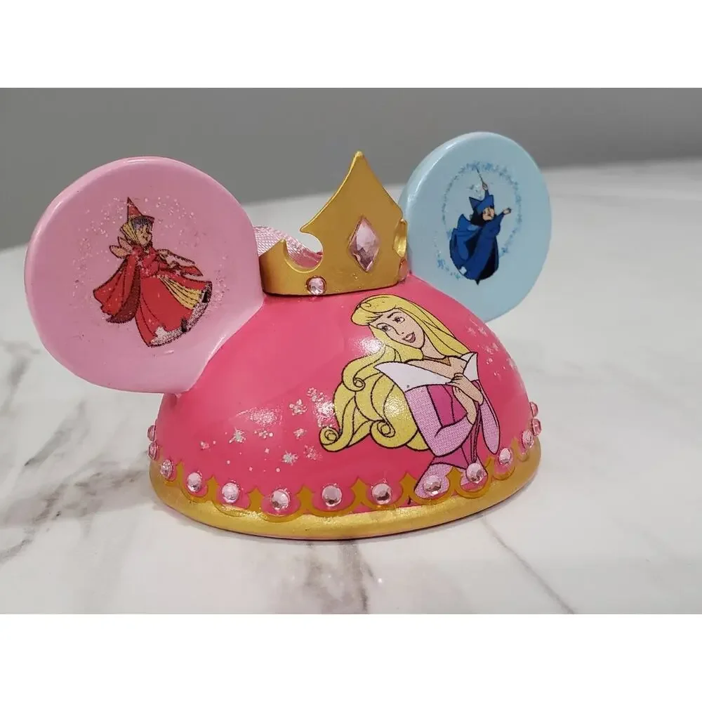 Disney Parks Ornament Ear Hat Sleeping‎ Beauty Castle Disneyland LIMITED EDITION